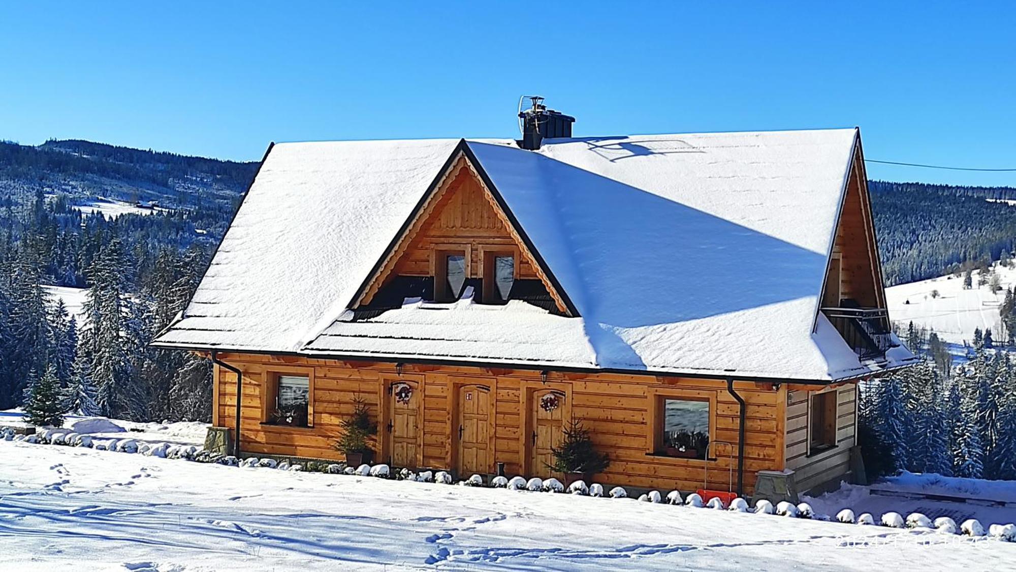 Witowianskie Domki Z Kominkiem, Jacuzzi I Sauna Dzianisz Exterior photo