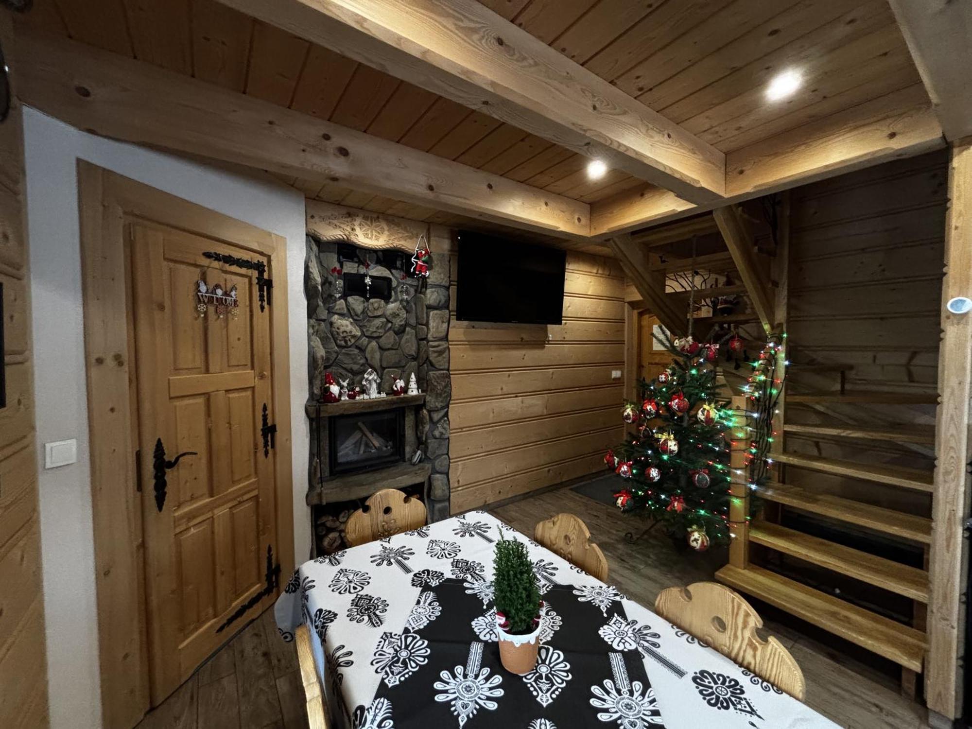 Witowianskie Domki Z Kominkiem, Jacuzzi I Sauna Dzianisz Exterior photo