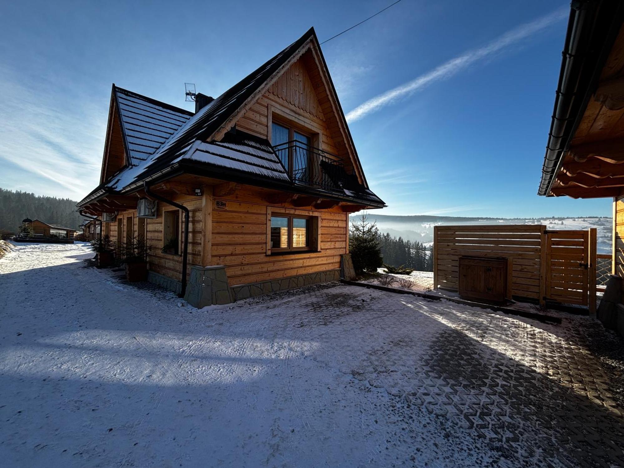 Witowianskie Domki Z Kominkiem, Jacuzzi I Sauna Dzianisz Exterior photo